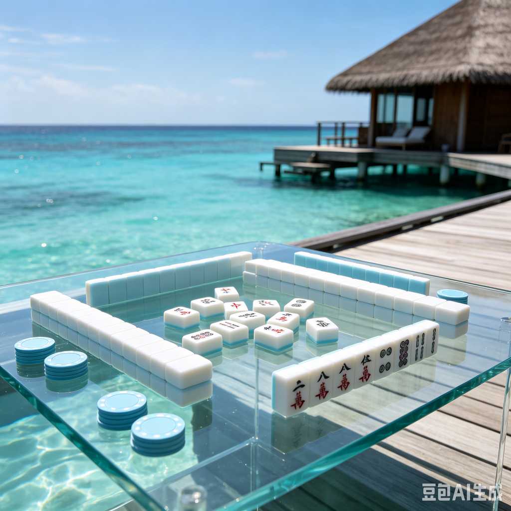 deep print mahjong set