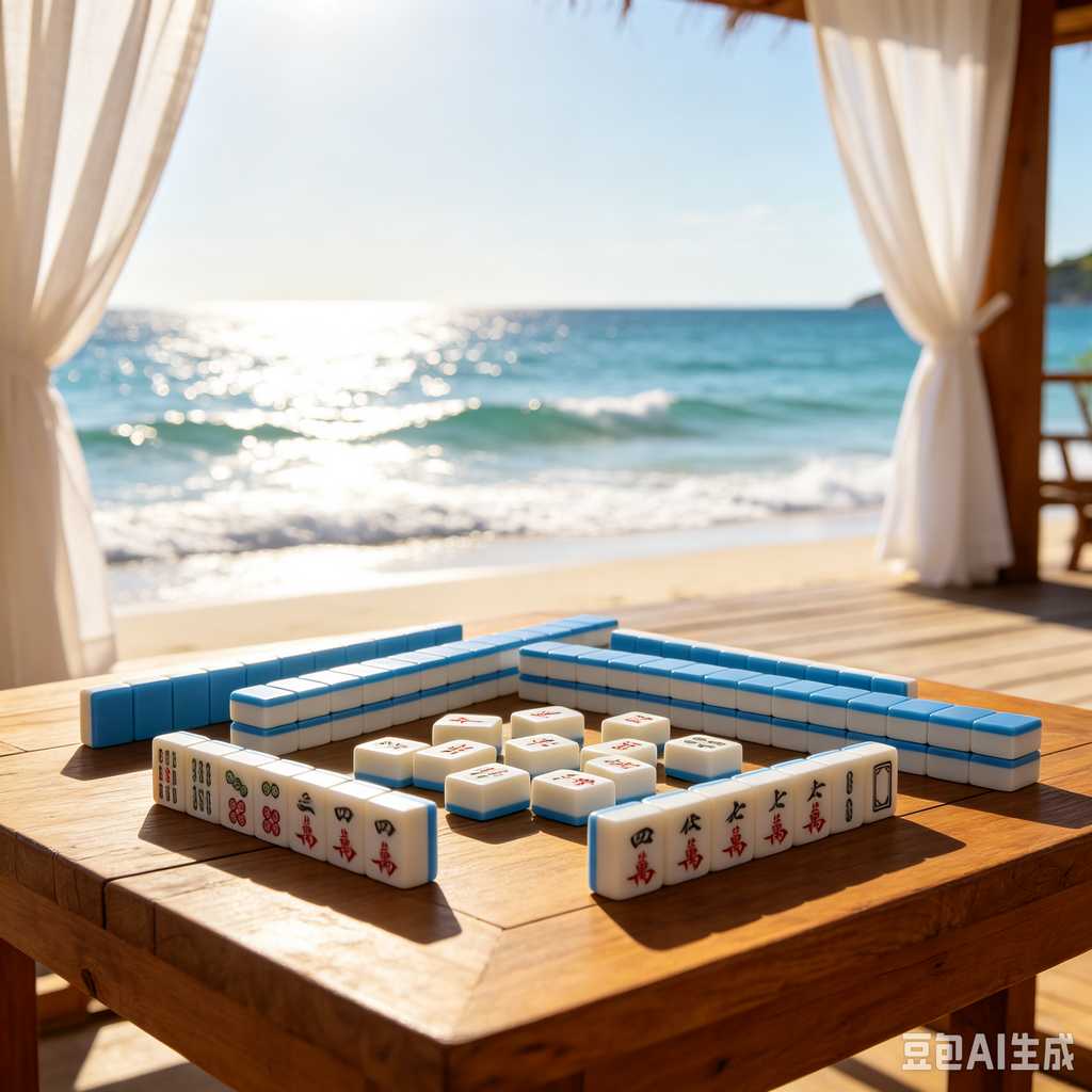 saturated color mahjong set print