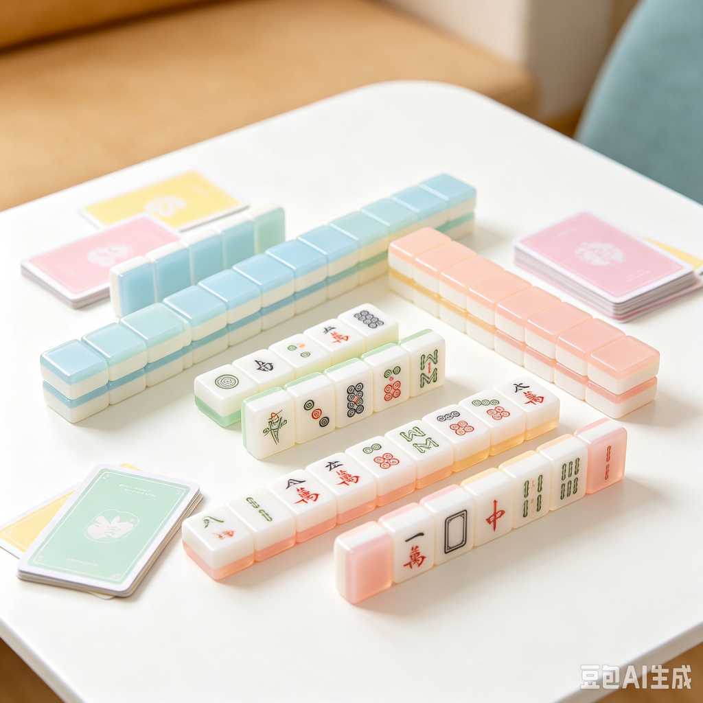 travel mahjong table mat set